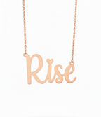 THE RISE NAME NECKLACE