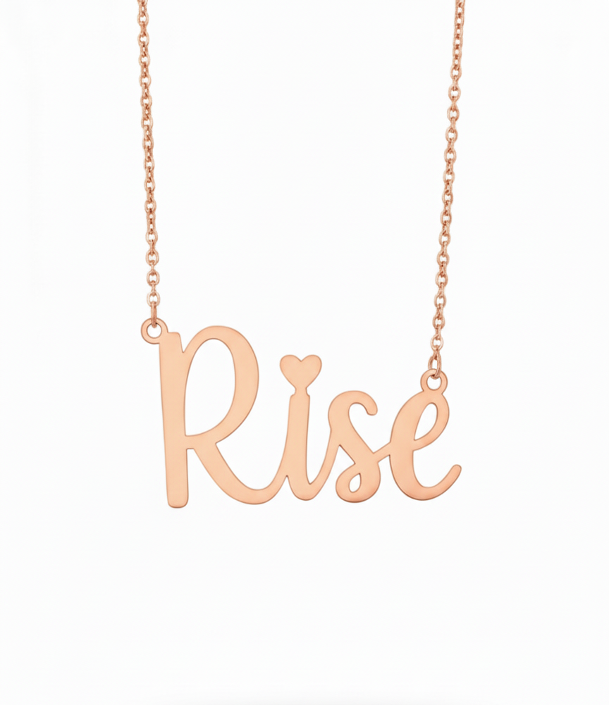THE RISE NAME NECKLACE