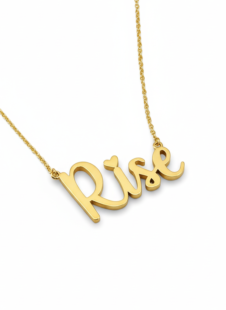 THE RISE NAME NECKLACE