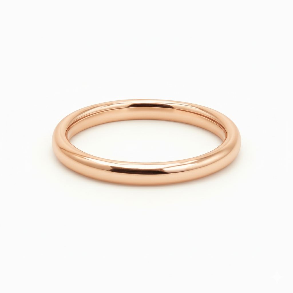 ROUND BAND STACKABLE RING