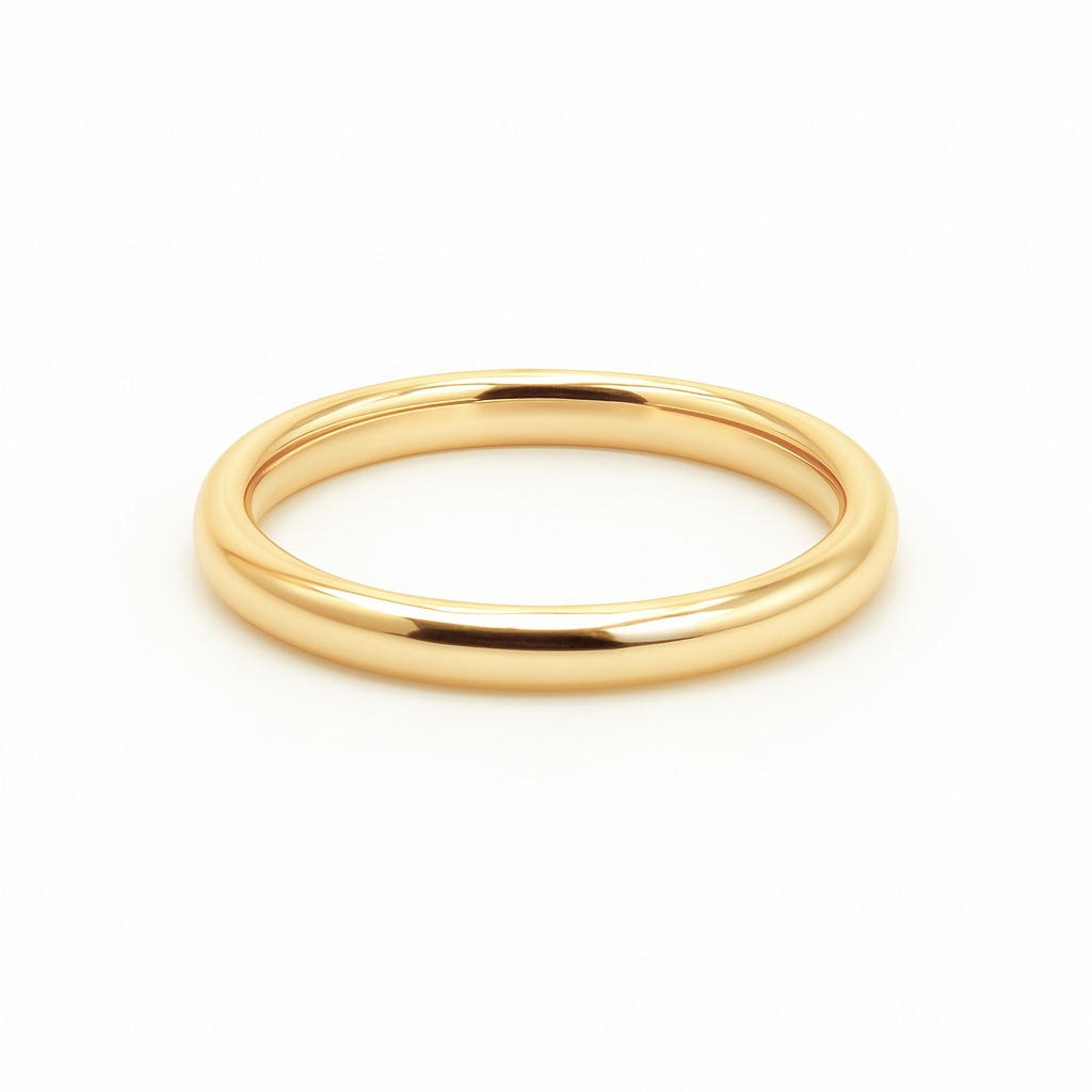 ROUND BAND STACKABLE RING