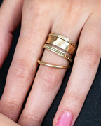 ROUND BAND STACKABLE RING