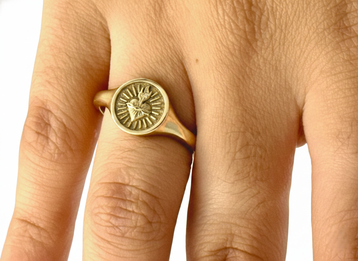 THE AWAKENED PATH — SACRED HEART RING