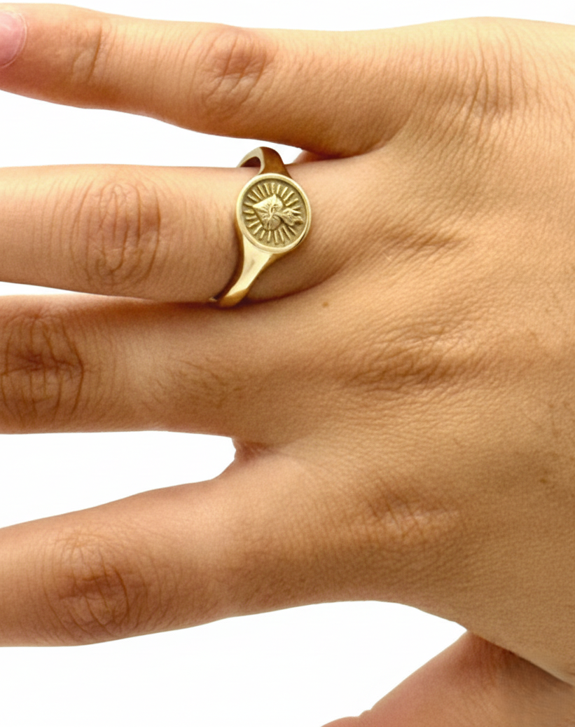 THE AWAKENED PATH — SACRED HEART RING