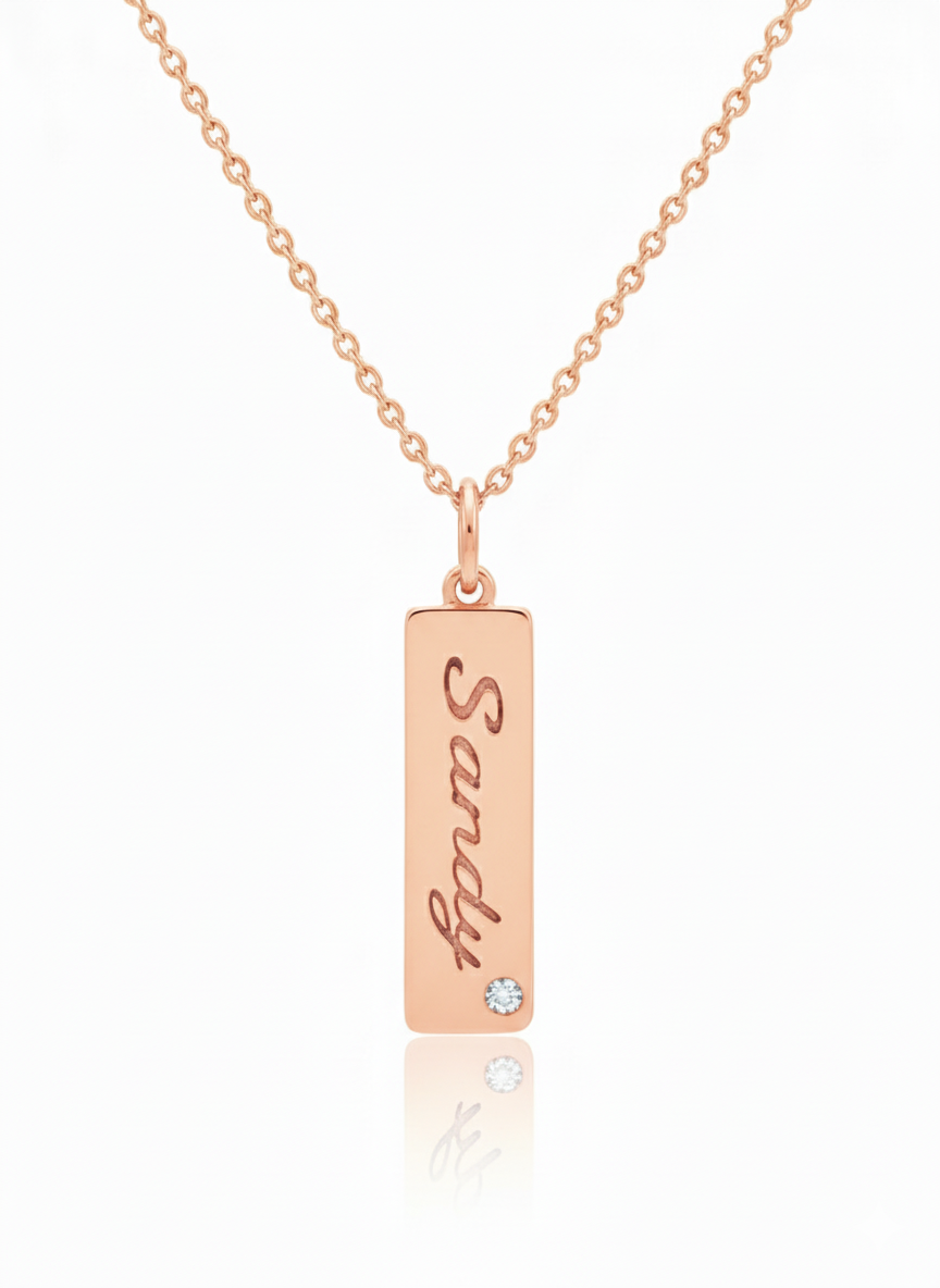 SIGNATURE TAG NECKLACE