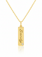 SIGNATURE TAG NECKLACE