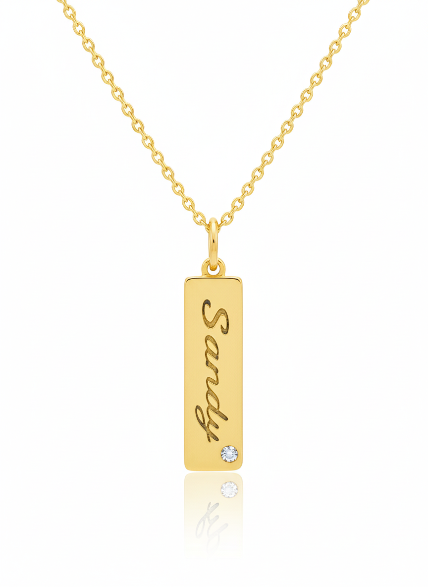 SIGNATURE TAG NECKLACE