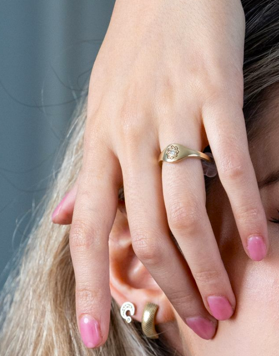 INNER LIGHT SMALL MANDALA RING