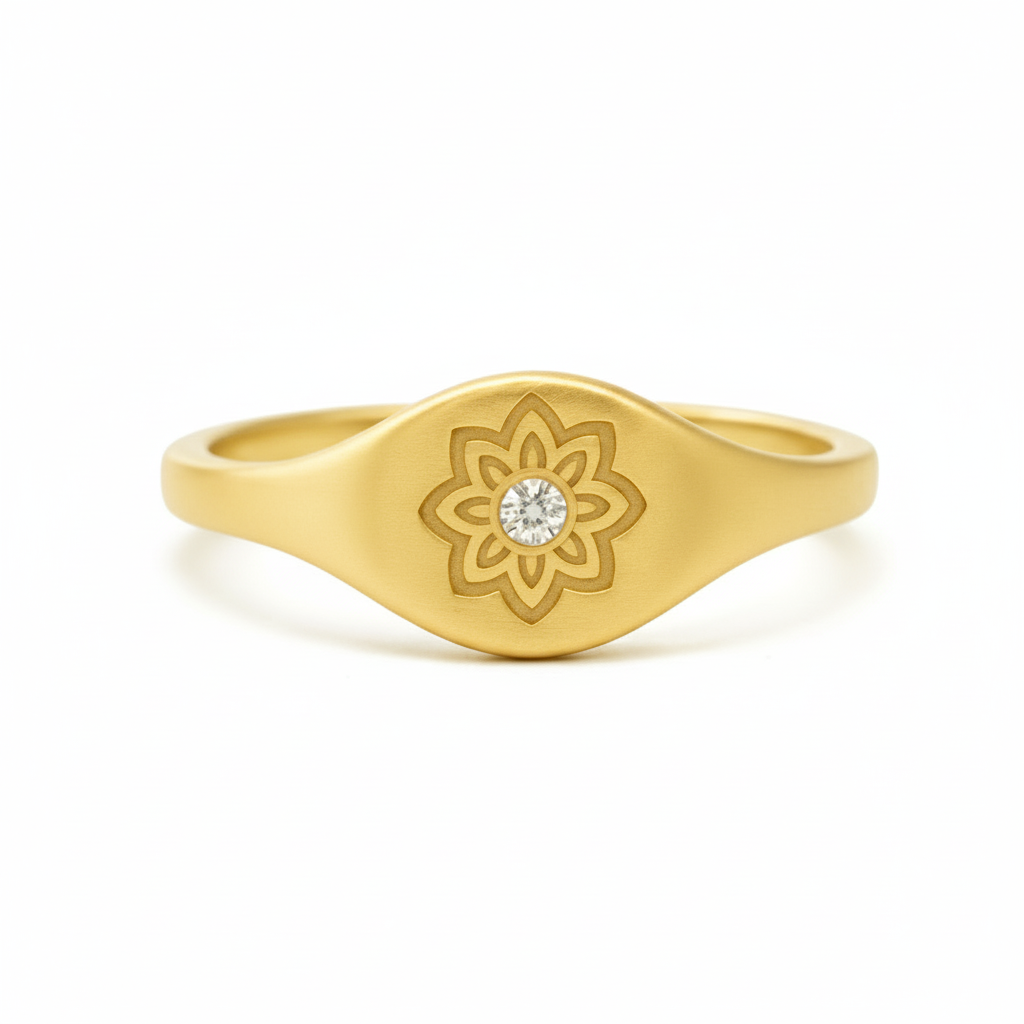 INNER LIGHT SMALL MANDALA RING