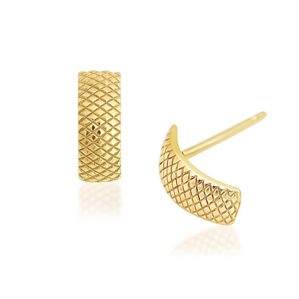 GOLDEN WEAVE STUDS