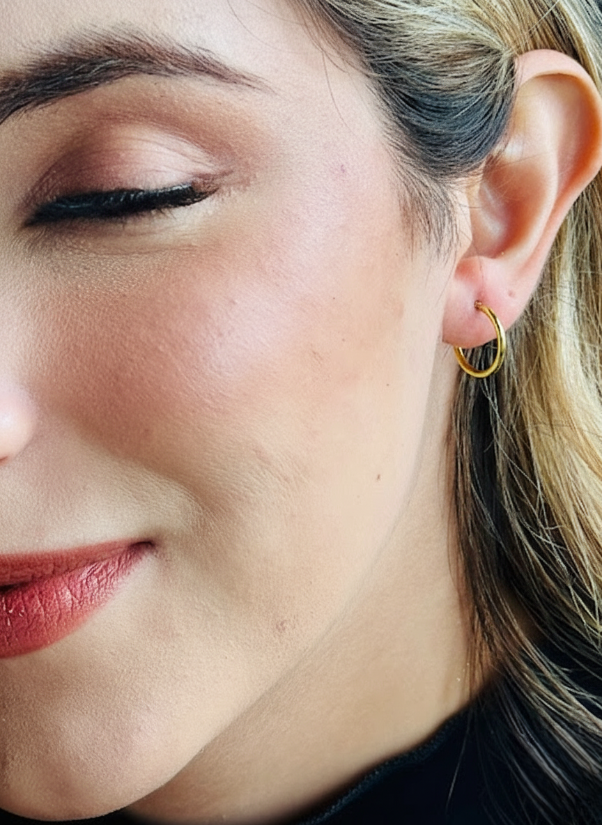 PURE HARMONY HOOP EARRINGS