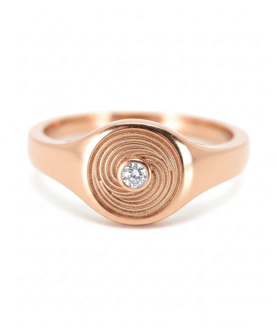 THE ETERNAL FLOW SPIRAL RING