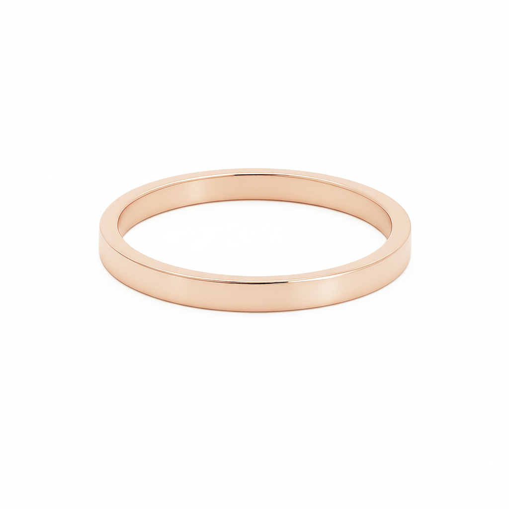 SQUARE BAND STACKABLE RING