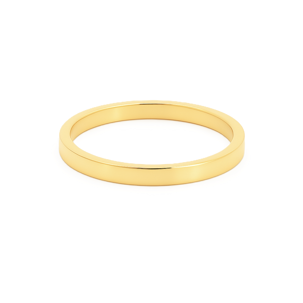 SQUARE BAND STACKABLE RING