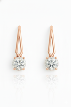 WHITE SAPPHIRE DROP EARRINGS