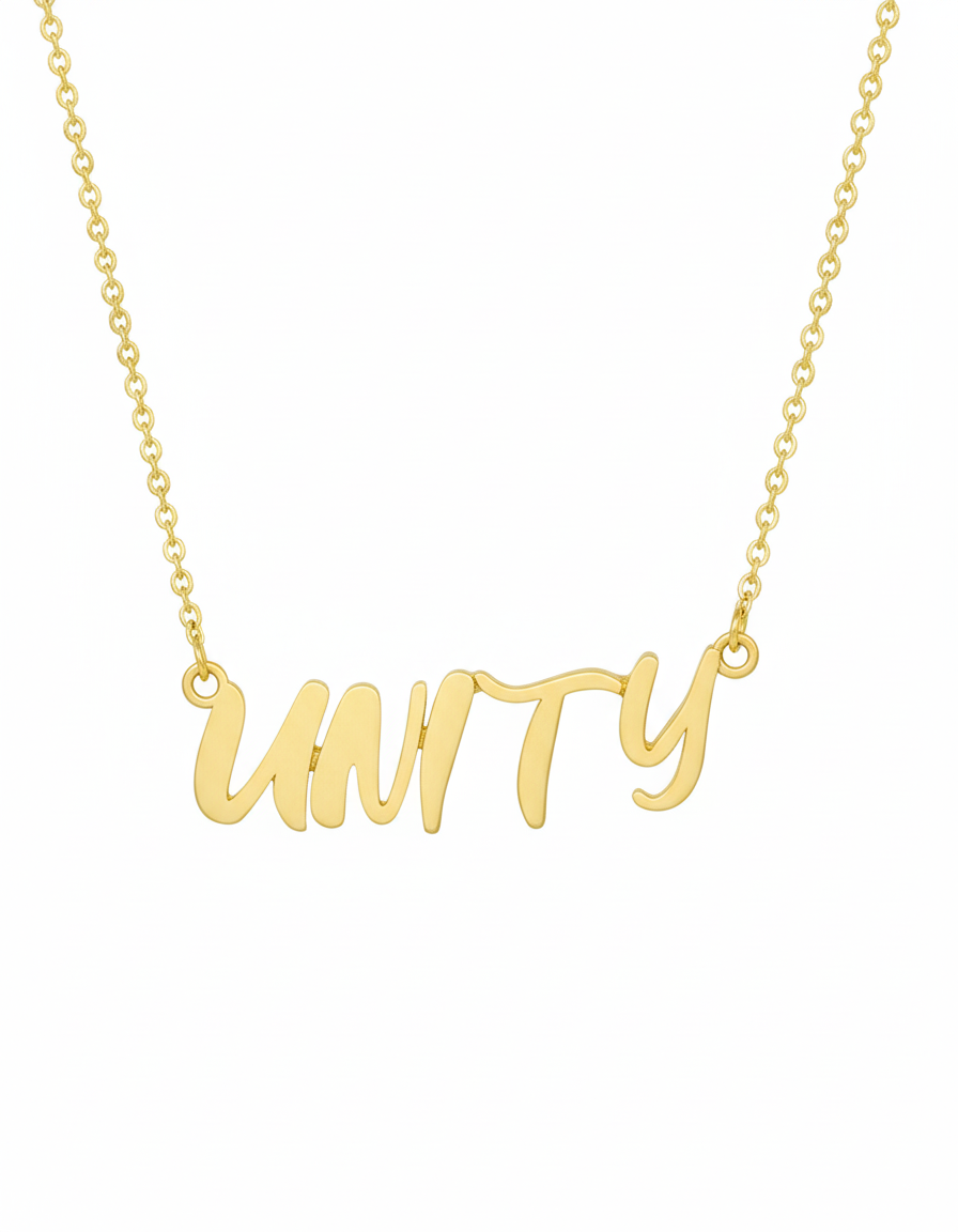 UNITY SACRED SCRIPT NECKLACE