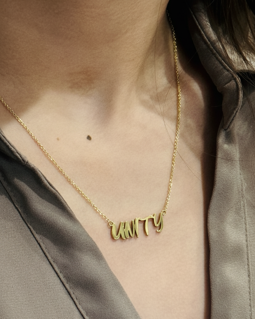 UNITY SACRED SCRIPT NECKLACE